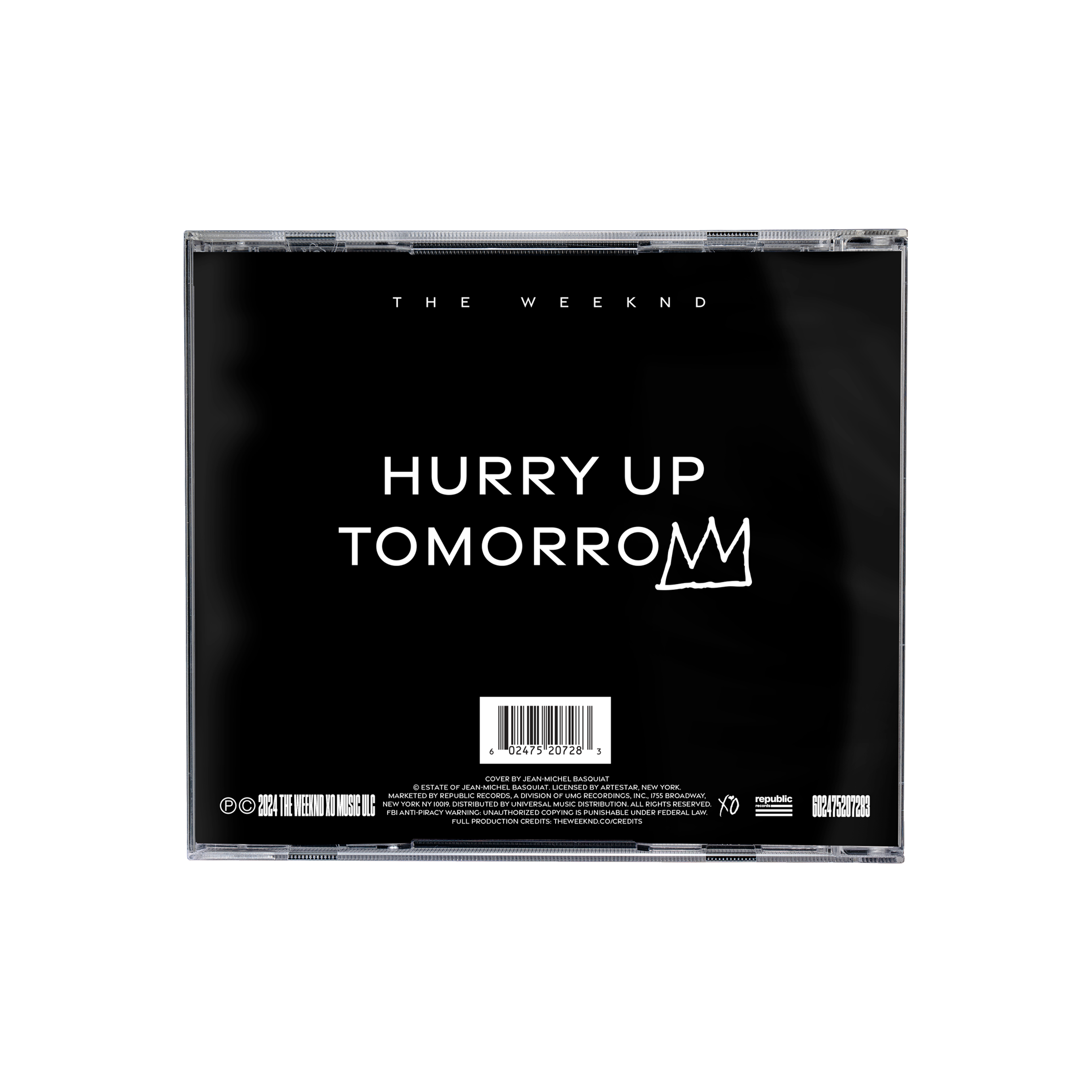 The Weeknd x Basquiat ‘Hurry Up Tomorrow’ Collector’s Edition CD + Signed Art Card