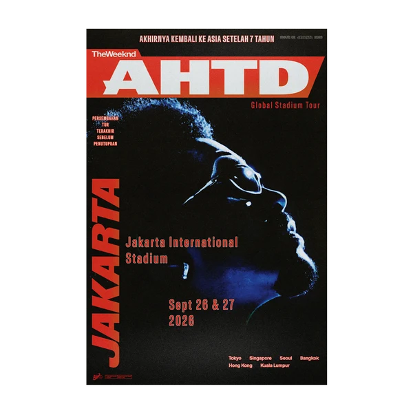 The Weeknd - AHTD JAKARTA EXCLUSIVE POSTER
