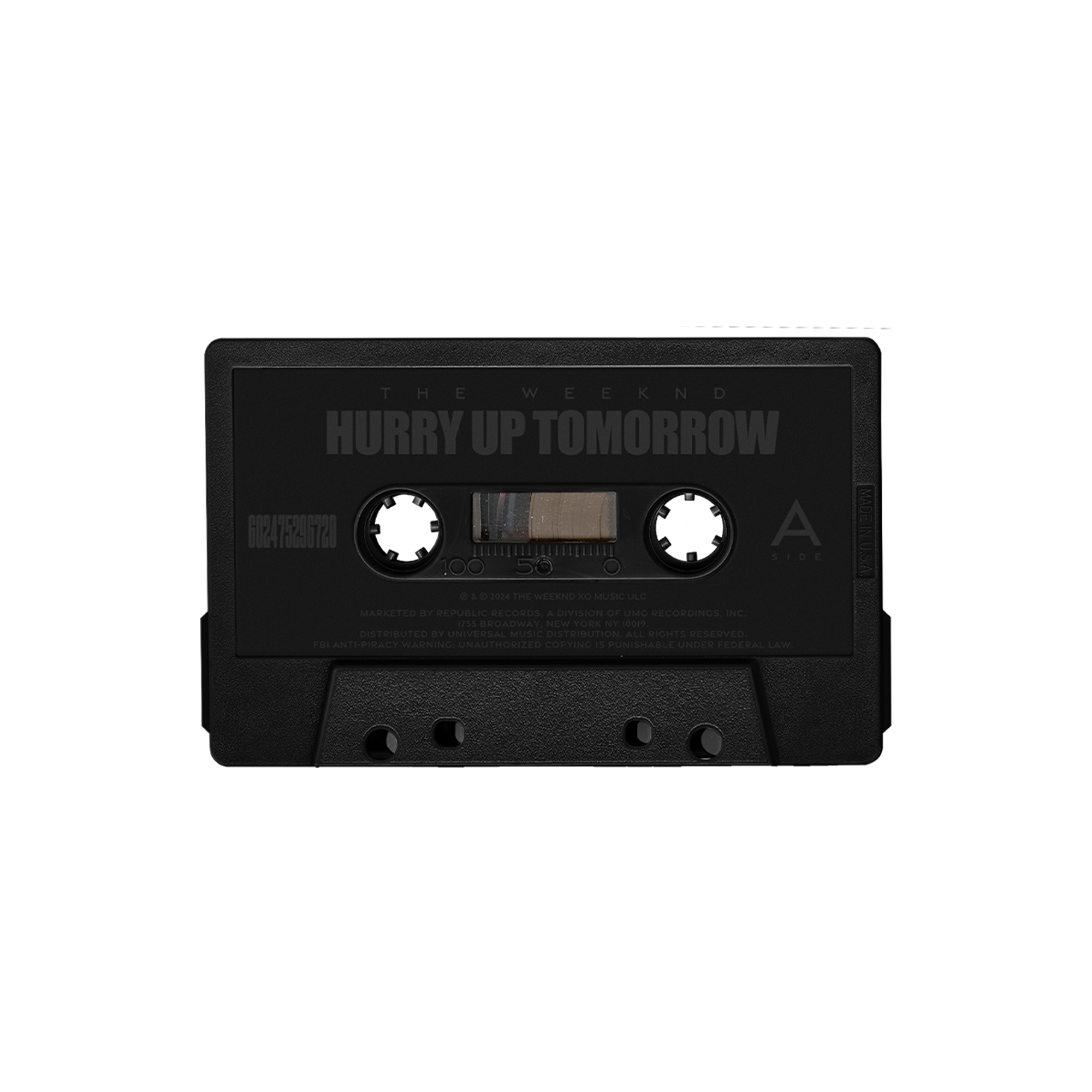 The Weeknd - THE WEEKND 'HURRY UP TOMORROW' COLLECTOR'S EDITION (FIRST PRESSING CASSETTE)