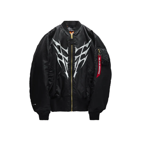 The Weeknd - Spiked Logo MA-1 Bomber jacket